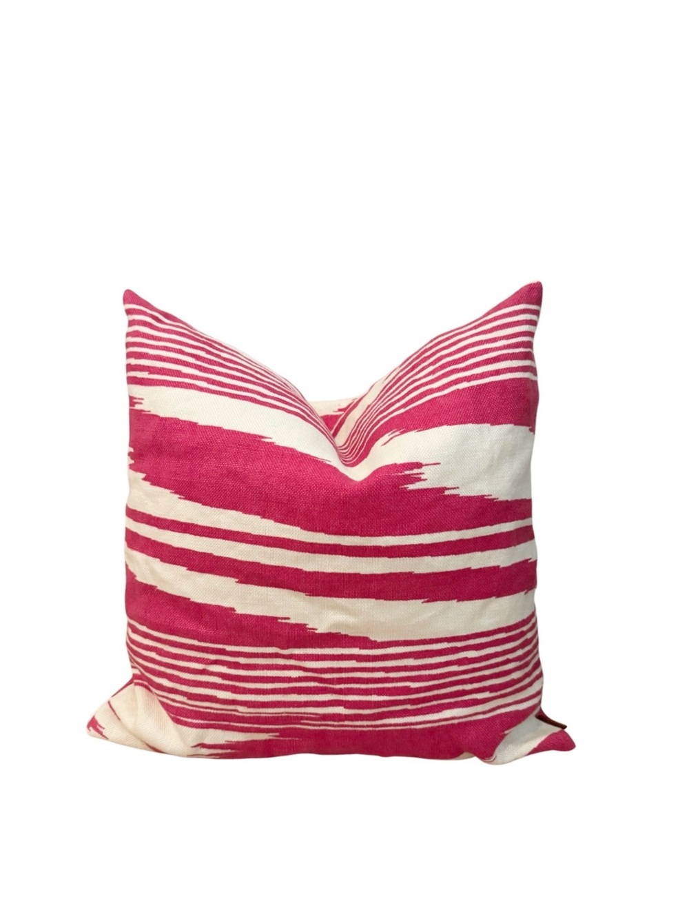 Missoni Home Neuss 100% Linen Pink Fuchsia Throw Accent Pillow Cover Cushion
